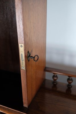 Walnut and Glass Dressing Table, 1880s-UY-999231