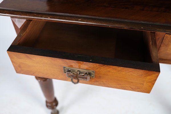 Walnut and Glass Dressing Table, 1880s-UY-999231