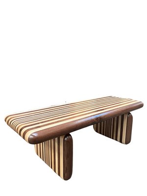 Walnut and Maple Bench by Jacques Sarphatie, 2010s-VDA-2028053