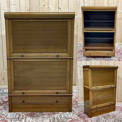 Walnut and Oak Bookshelf from MD, 1960s-QYF-1756667