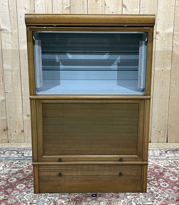 Walnut and Oak Showcase from MD, 1960s-QYF-1756673