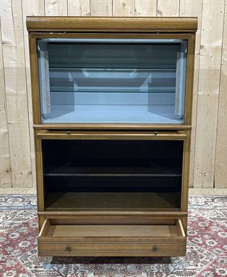 Walnut and Oak Showcase from MD, 1960s-QYF-1756673