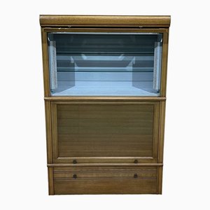 Walnut and Oak Showcase from MD, 1960s-QYF-1756673