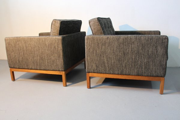 Walnut Armchairs by Florence Knoll Bassett for Knoll Inc., 1960s, Set of 2-FGF-1783683