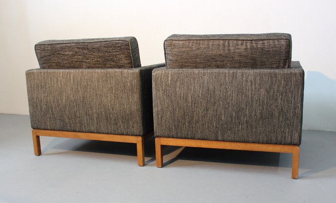 Walnut Armchairs by Florence Knoll Bassett for Knoll Inc., 1960s, Set of 2-FGF-1783683