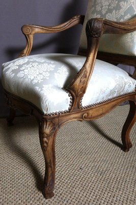 Walnut Armchairs, Set of 6-WSV-1189256