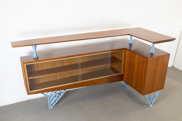 Walnut Bar Cabinet, 1950s-LMR-1269760