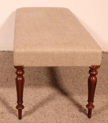 Walnut Bench, 19th Century-HPU-1783258