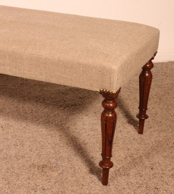 Walnut Bench, 19th Century-HPU-1783258