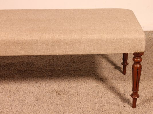 Walnut Bench, 19th Century-HPU-1783258