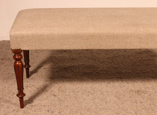 Walnut Bench, 19th Century-HPU-1783258