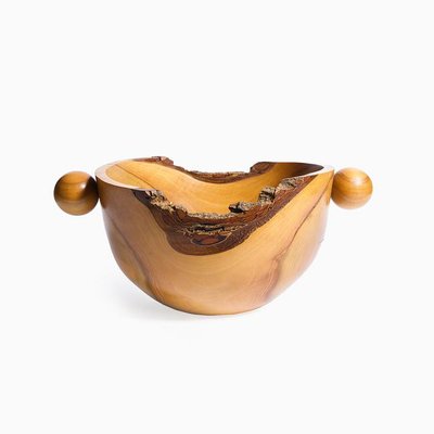 Walnut Bowl by Antonín Hepnar, 1990s-ENV-869851