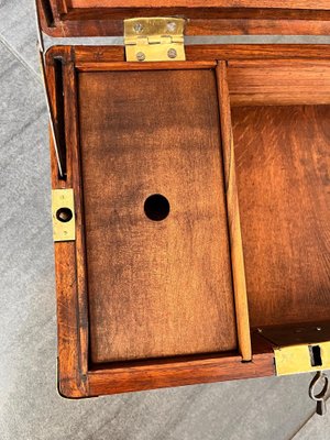 Walnut & Brass Travel Box, 1790s-SEI-1431987