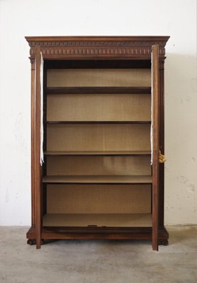 Walnut Cabinet / Display Case, 1920s-KNM-884834