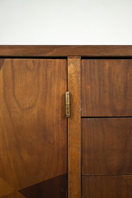 Walnut Cabinet with Drawers-FOH-2034849