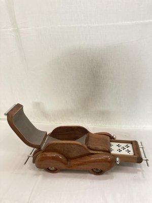 Walnut Car Shape Box, 1950s-VRR-1820152