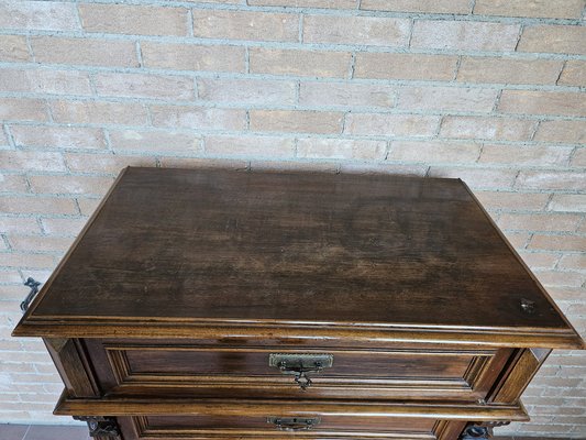 Walnut Chest of Drawers, 1890s-ZUW-1799290