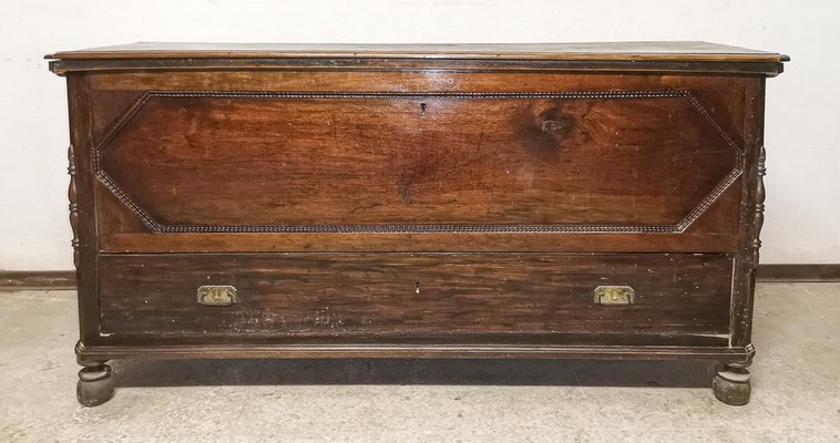 Walnut Chest of Drawers, Italy, 1860-RAQ-1246237