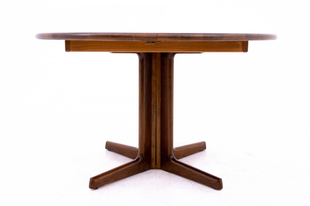 Walnut Dining Table attributed to Schou Andersen, Denmark, 1960s