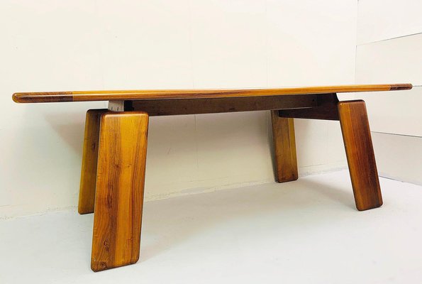 Walnut Dining Table by Mario Marenco, 1980s-FGA-2041575