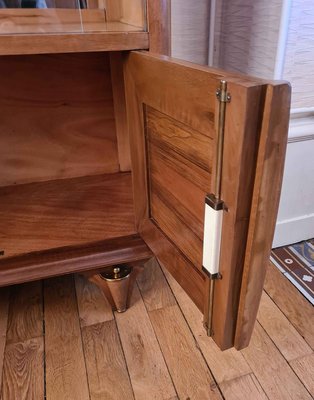 Walnut Display Cabinet by Maxime Old, 1940s-AWH-829863