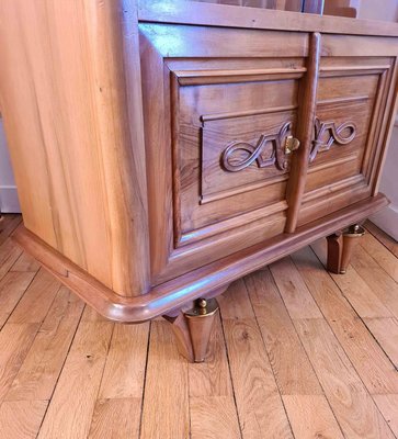 Walnut Display Cabinet by Maxime Old, 1940s-AWH-829863