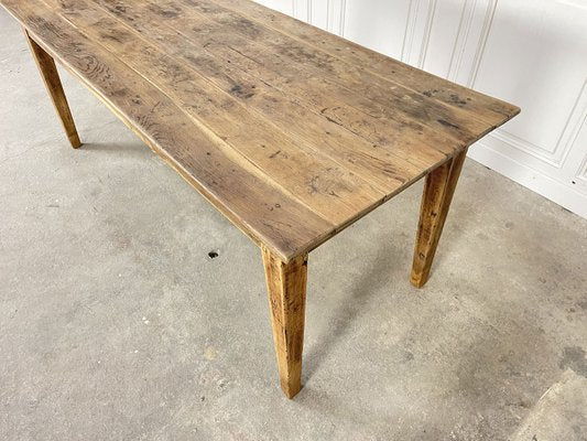 Walnut Farm Table, 1900s-PB-2032060