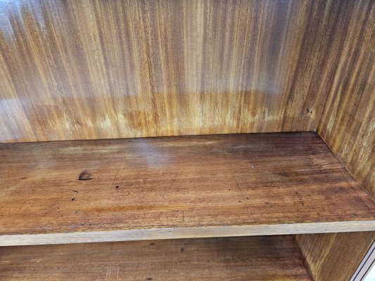 Walnut Feather Bookcase with Two Shelves, 1940-ZUW-2023438