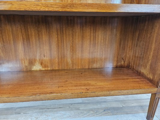 Walnut Feather Bookcase with Two Shelves, 1940-ZUW-2023438