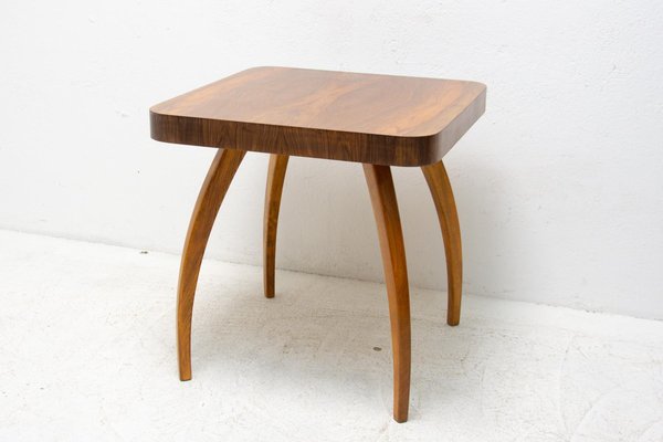 Walnut H-259 Spider Table by Jindrich Halabala, 1950s, Czechoslovakia-HXT-970698