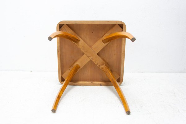 Walnut H-259 Spider Table by Jindrich Halabala, 1950s, Czechoslovakia-HXT-970698