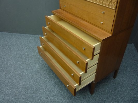 Walnut Highboard Buffet by Paul McCobb for WK Möbel, 1950s-UG-1821056