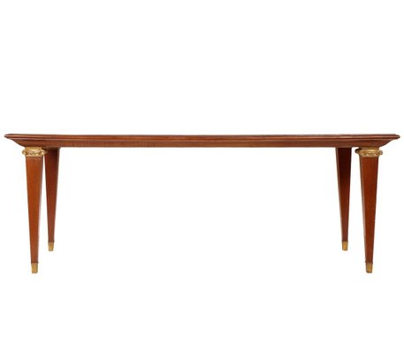 Walnut & Inlaid Maple Dining Table by Paolo Buffa for Palazzi del Mobile, 1950s-NJV-768748