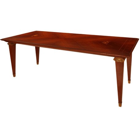 Walnut & Inlaid Maple Dining Table by Paolo Buffa for Palazzi del Mobile, 1950s-NJV-768748