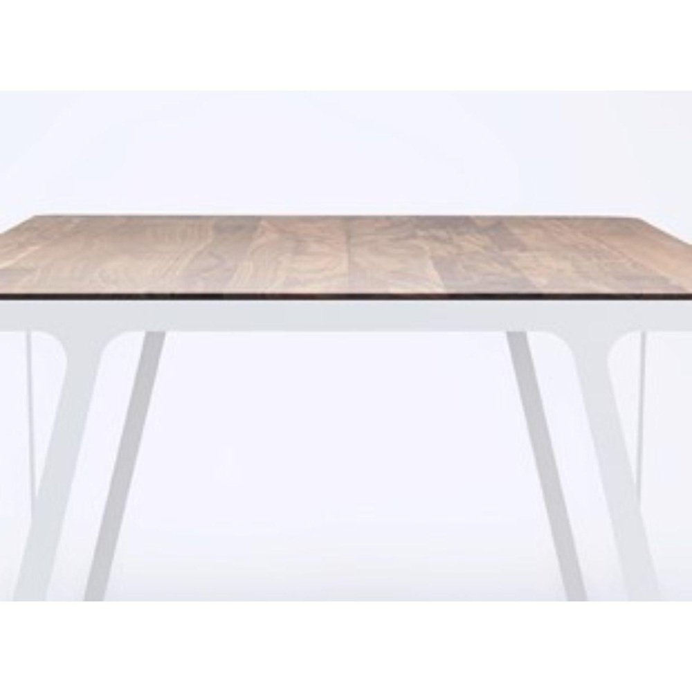 Walnut Loop 200 Table by Sebastian Scherer