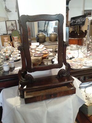 Walnut Mirror, 1900s-ZFY-1160862