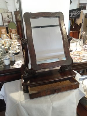 Walnut Mirror, 1900s-ZFY-1160862