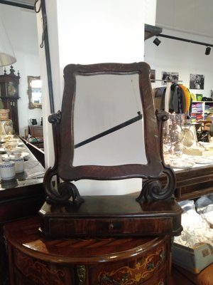 Walnut Mirror, 1900s-ZFY-1160862