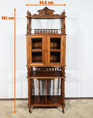 Walnut Music Cabinet, 1920s-RVK-1806957