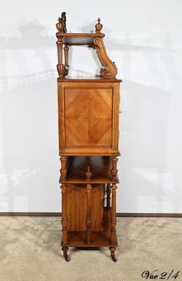 Walnut Music Cabinet, 1920s-RVK-1806957