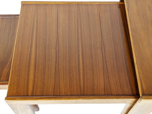 Walnut Nesting Tables Mod. 777 by Afra & Tobia Scarpa for Cassina, 1967, Set of 3-RD-1805193