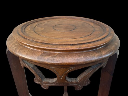 Walnut Pedestal Table, 1890s-SDV-1757113