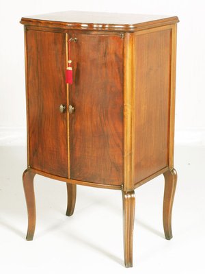 Walnut Radio Cabinet from Geloso Milano, 1930s-NJV-883671