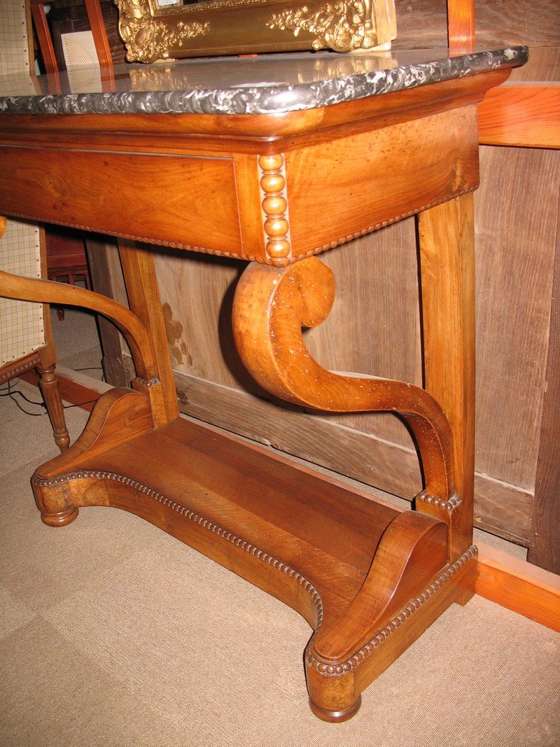 Walnut Restoration Console