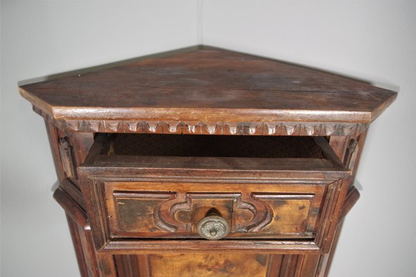 Walnut Root Corner Cabinet-KNM-1140882