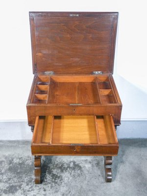 Walnut Sewing Table, 1800s-OJE-1255091