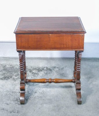 Walnut Sewing Table, 1800s-OJE-1255091