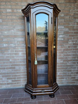 Walnut Showcase, Italy, 1970s-ZUW-1799595