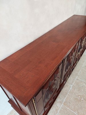 Walnut Sideboard attributed to Charles Dudouyt, 1940s-TDA-1376272