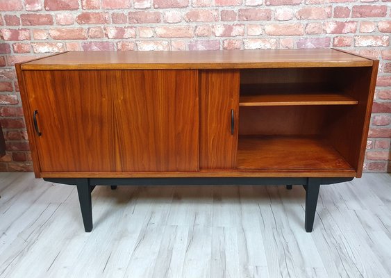 Walnut Sideboard Violetta, Polish Peoples Republic, 1960s-SYO-1732215